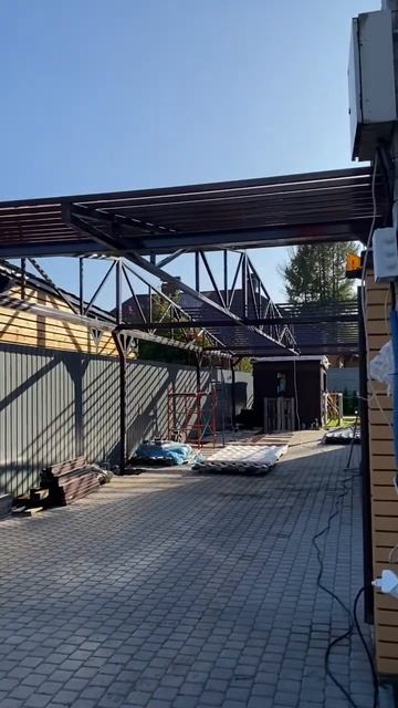 Навес для автомобиля смотреть онлайн