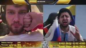 Реакция русского парня на хохла в рулетке