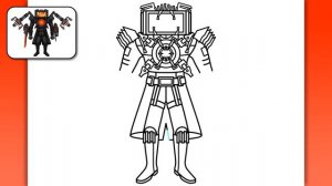 КАК НАРИСОВАТЬ НОВЫЙ АСТРО УЛУЧШЕННЫЙ ТИТАН ТВ МЕН из