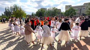 На восстановленной Югрой Аллее Героев в Авдеевке отметили День Победы