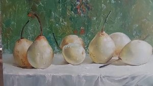 Груши натюрморт.