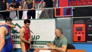 Взвешивание борцов до 86 кг. 4 июля 2023 г.