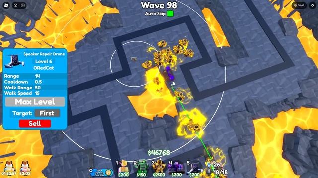 МИРОВОЙ РЕКОРД НА АВТОСКИПЕ? Бесконечный режим в ТТД роблокс | Toilet Tower Defense roblox | Endles смотреть онлайн