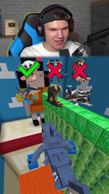 ИТАЛЬЯНСКИЕ МОБЫ ПОПАЛИ В ИГРУ В КАЛЬМАРА!😂 #shorts #шортс #minecraft #майнкрафт #майн #вмайнкрафт