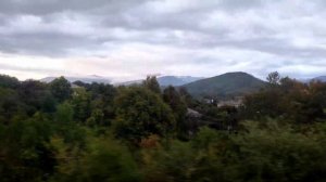 Из Абхазии 🌄 до границы с Россией на поезде.