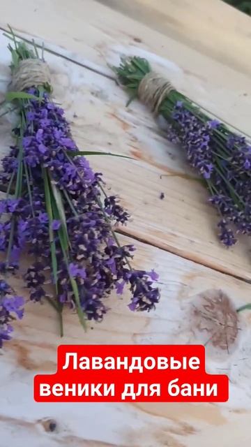 Лавандовые веники для бани смотреть онлайн
