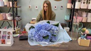 КАК УПАКОВАТЬ ДЕВЯТЬ ГОРТЕНЗИЙ? САМЫЙ КРАСИВЫЙ БУКЕТ ?