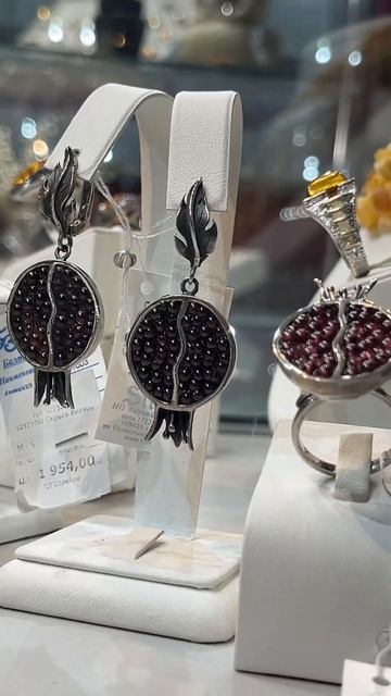 Гранат, эксклюзив, серебро 925 смотреть онлайн