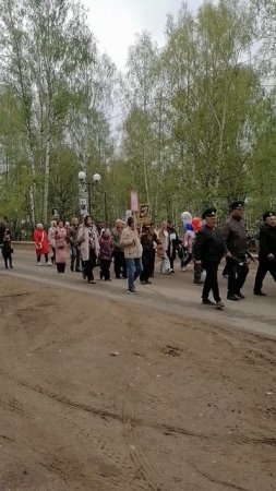 Шествие бессмертного полка. Сосновка. 9 мая 2025.