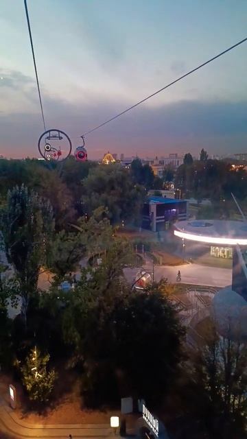 канатная дорога ВДНХ на закате #аттракционвднх #канат? смотреть онлайн