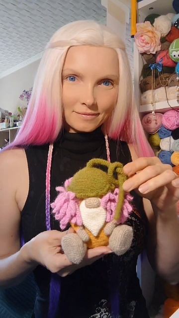 Вязаный гномик Астра #вязание #вязаниедлядетей #вязан смотреть онлайн