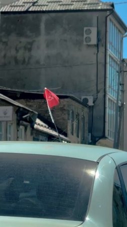 Вместо рекламных вывесок - Бессмертный полк