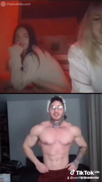 Чат рулетка с девушками 😈🔥 #бодибилдинг #рекомендац? смотреть онлайн