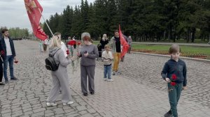 Омск, 9 мая 2025, вечный огонь.