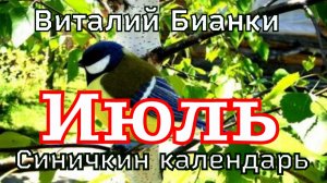 Июль "Синичкин календарь" Виталий Бианки. Рассказ с картинками
