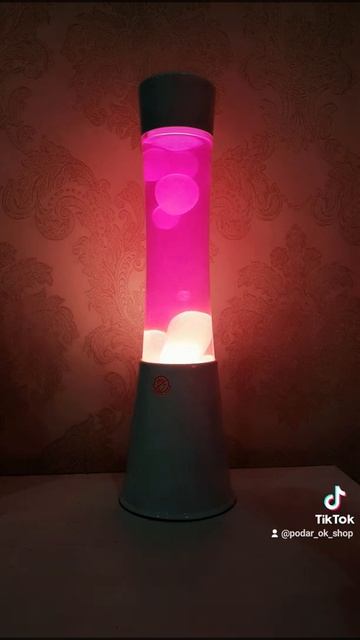 Лава лампа белая розовая 41см смотреть онлайн