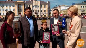 Прямое включение. Улан-Удэ. Праздничный канал. Фрагмент выпуска от 09.05.2025