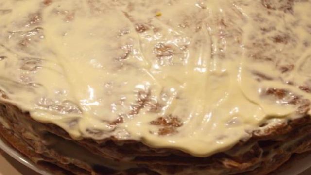 Печеночный тортик с ореховым вкусом
