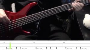 Pink Floyd- Marooned(guitar bass,tab)