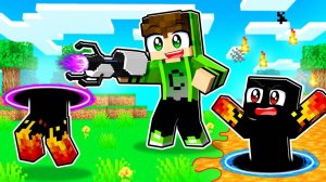 Я ЗАТРОЛИЛ ДРУЗЕЙ С ПОМОЩЬЮ ПОРТАЛЬНОЙ ПУШКИ В МАЙНКРАФТЕ! Minecraft
