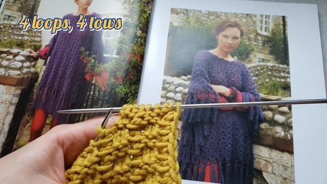 Вяжем объёмный клетчатый узор спицами ☕ knitting pattern. смотреть онлайн