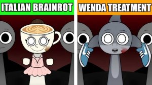 Incredibox Sprunki |🧠 ВСЕ ITALIAN BRAINROT из Wenda Treatment?! | Крипо-пациенты Sprunki! 💉😨