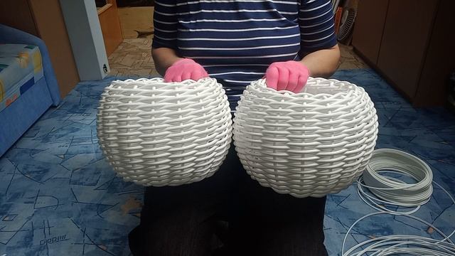 19ч плетение ротангом