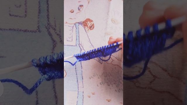 Узор"Продолговатая плетенка" для пледов, желеток! смотреть онлайн