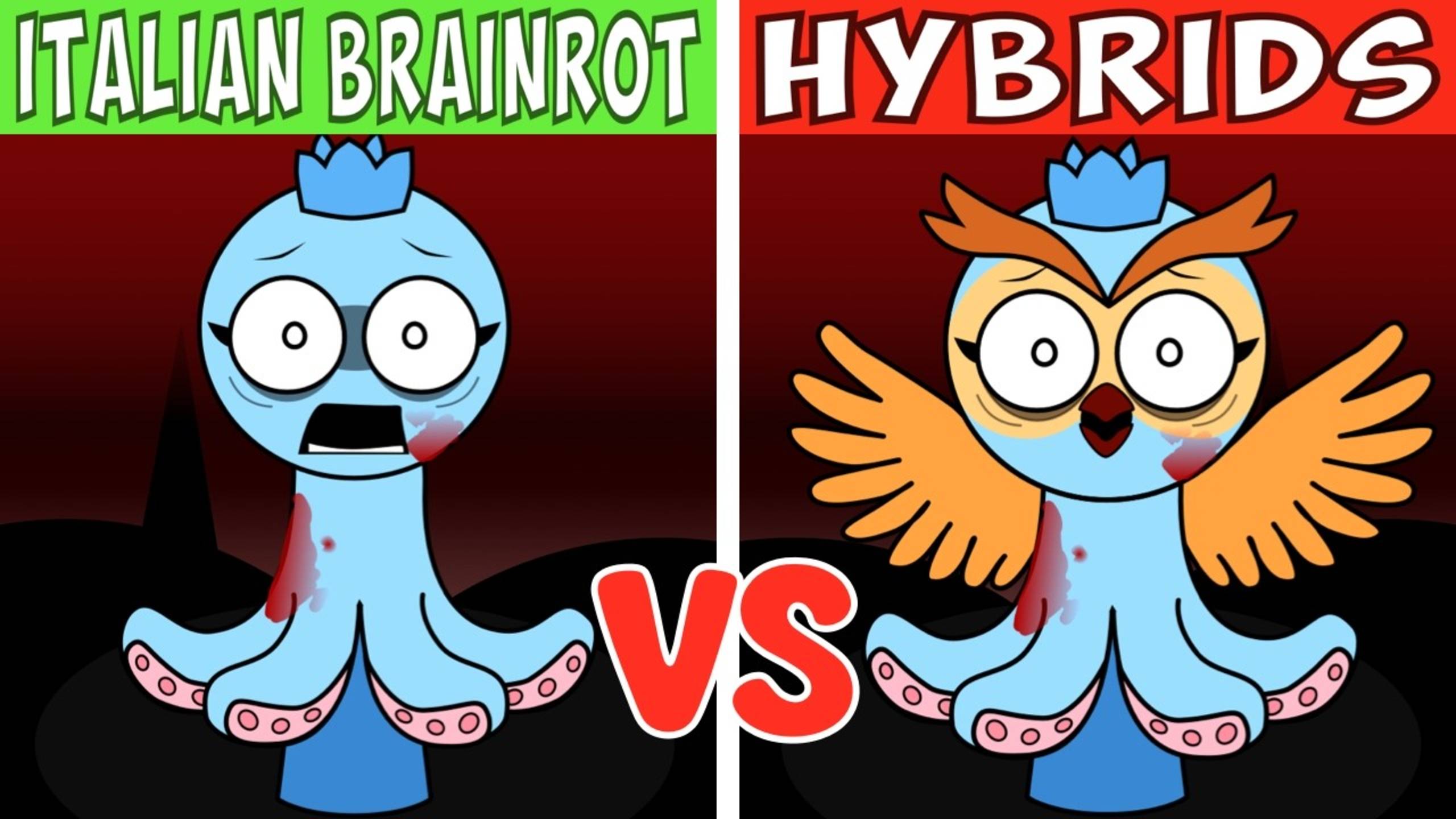 Incredibox Sprunki ｜ 💉 Wenda BRAINROT ПРОТИВ HYBRIDS?! | Самое криповое сражение Sprunki! 🧠⚔️