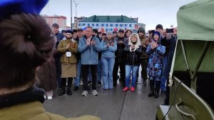 2. Автопробег посвященный 80-летию победы Советского союза в Великой Отечественной войне п.Пангоды