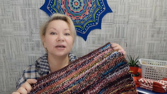 Сп Вязание из остатков пряжи. Отчёт 2.