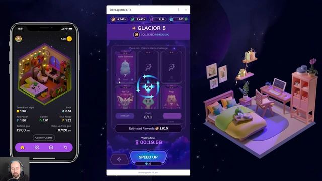 P2E ГЕМ 2025 Года Sleepagotchi LITE | Новая Крипто Игра в Телеграме