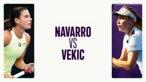 26.04.2025. Донна Векич - Эмма Наварро. WTA Madrid. Donna Vekic - Emma Navarro
