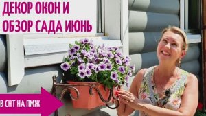 СТАРАЯ ДАЧА | Опять переезд | Декор окон | Обзор сада ИЮНЬ №27