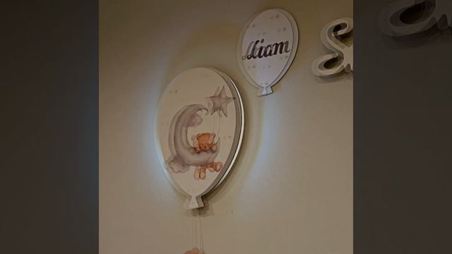 Детска лампа за стена смотреть онлайн