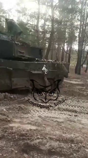 Уничтоженный немецкий  "Leopard-2A6". смотреть онлайн