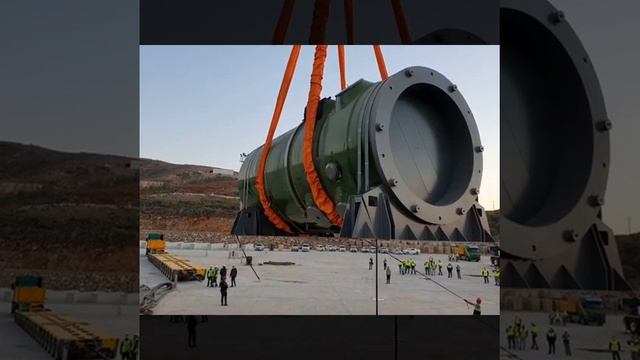 Доставка корпуса с грузового терминала Восточный до площадки АЭС Аккую