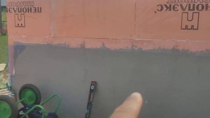 баня из Пеноплекса без каркаса 6*8 делаем 3 ряд
