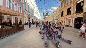 4K.Moscow Walk - City center. Kuznetskiy Most, Lubyanka