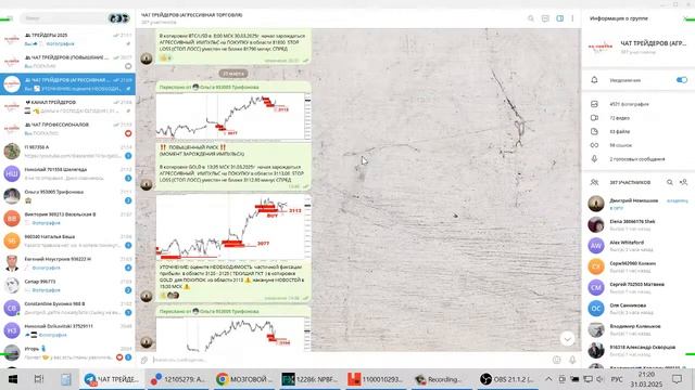 МОЗГОВОЙ ШТУРМ РЫНКА (РАЗБОР СДЕЛОК) 31.03.2025г