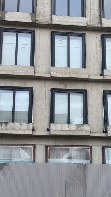 Выносной монтаж оконных конструкций #design #construction