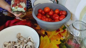 Сладкие ПОМИДОРЫ с ГРИБАМИ на зиму