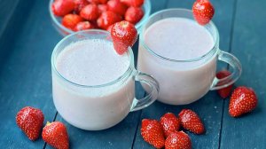 КЛУБНИЧНЫЙ КОКТЕЙЛЬ🍓ВКУС ЛЕТА! Любимый десерт моих детей!!!!