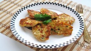 Рубленые котлеты с тыквой