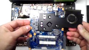 Acer Aspire - replace motherboard and battery / ремонт - замена материнской платы и аккумулятора
