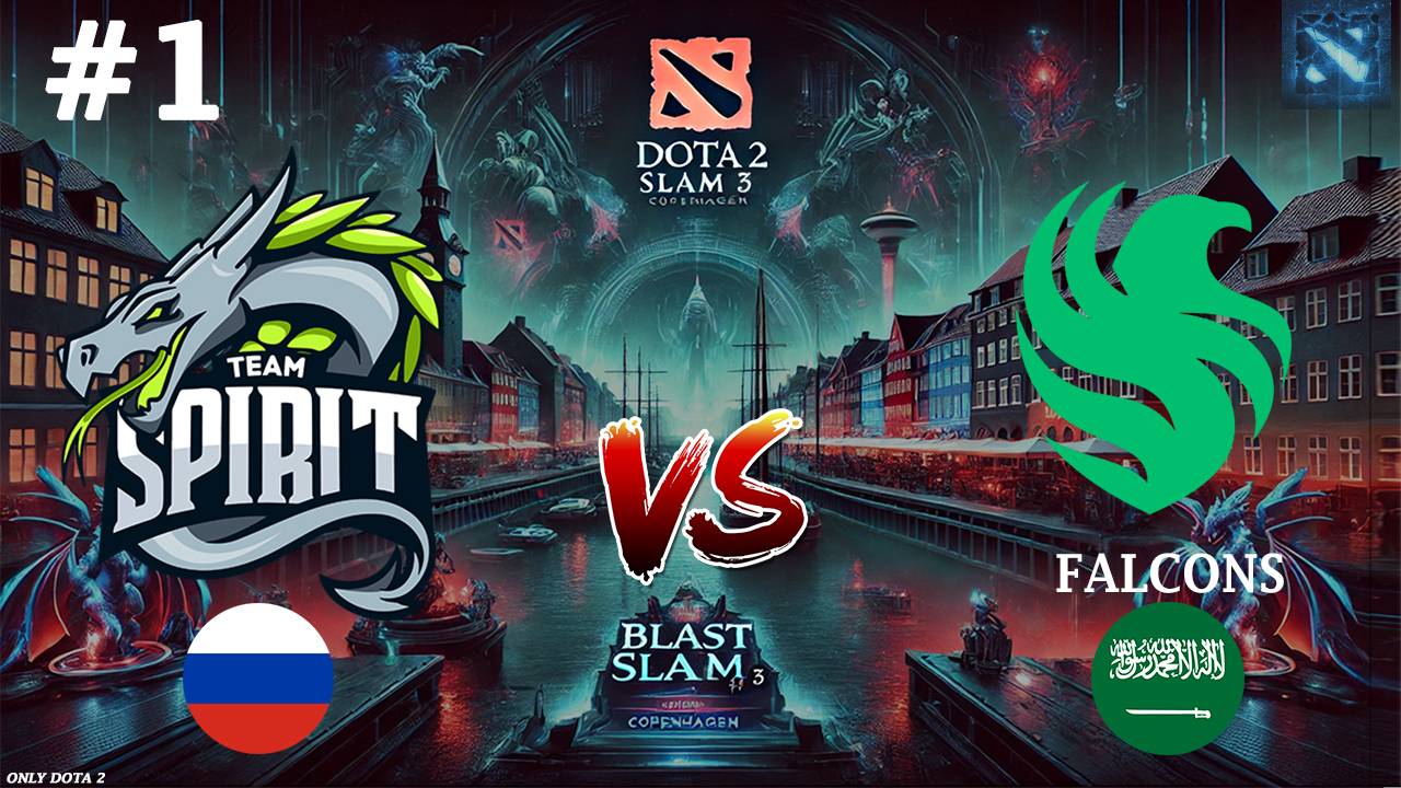 СПИРИТ ПРОТИВ ФЭЛКОНС, БИТВА ЗА ФИНАЛ | Spirit vs Falcons #1 (BO3) BLAST Slam #3