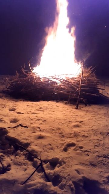 Огромный костёр из борщевика часть 1 смотреть онлайн