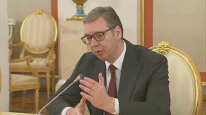 «Как дома»: Вучич по-русски поблагодарил Путина и пригласил в Белград