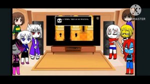 Реакция андертейл на  песню Judgement(на русском).