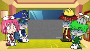 Реакция Робокара Поли и его друзей на смешное видео про чиген ган и на скибиди доп доп